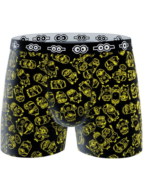 Lot de 4 boxers en coton à motifs les minions les minions - Kiabi Lot de 4 boxers en coton à motifs les minions les minions - Kiabi