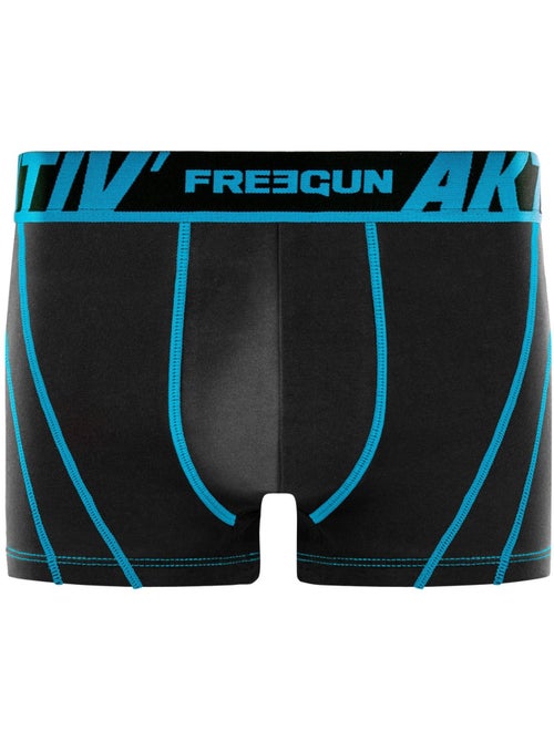 Lot de 4 boxers en coton homme Aktiv Freegun - Kiabi