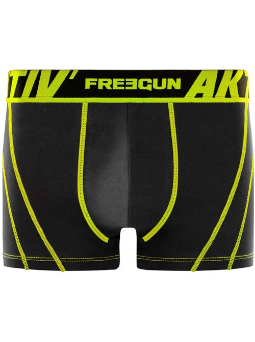 Lot de 4 boxers en coton homme Aktiv Freegun - Kiabi