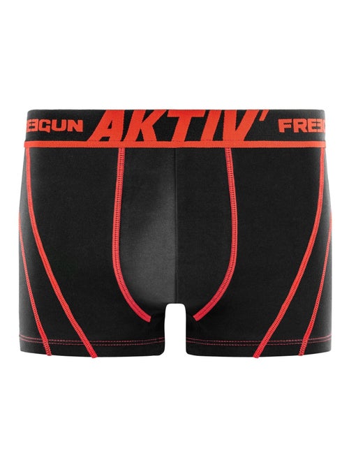 Lot de 4 boxers en coton homme Aktiv Freegun - Kiabi