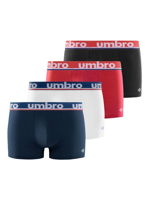 Lot de 4 boxers en coton homme Ban Umbro - Kiabi