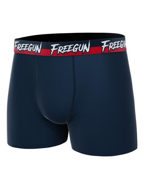 Lot de 4 boxers en coton homme Freegun Freegun - Kiabi