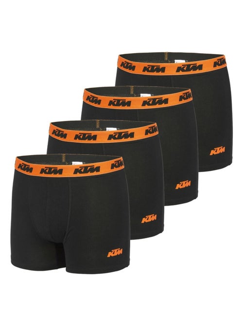 Lot de 4 boxers en coton homme Ktm - Kiabi