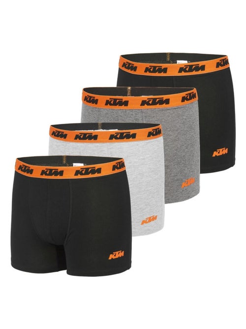 Lot de 4 boxers en coton homme Ktm - Kiabi