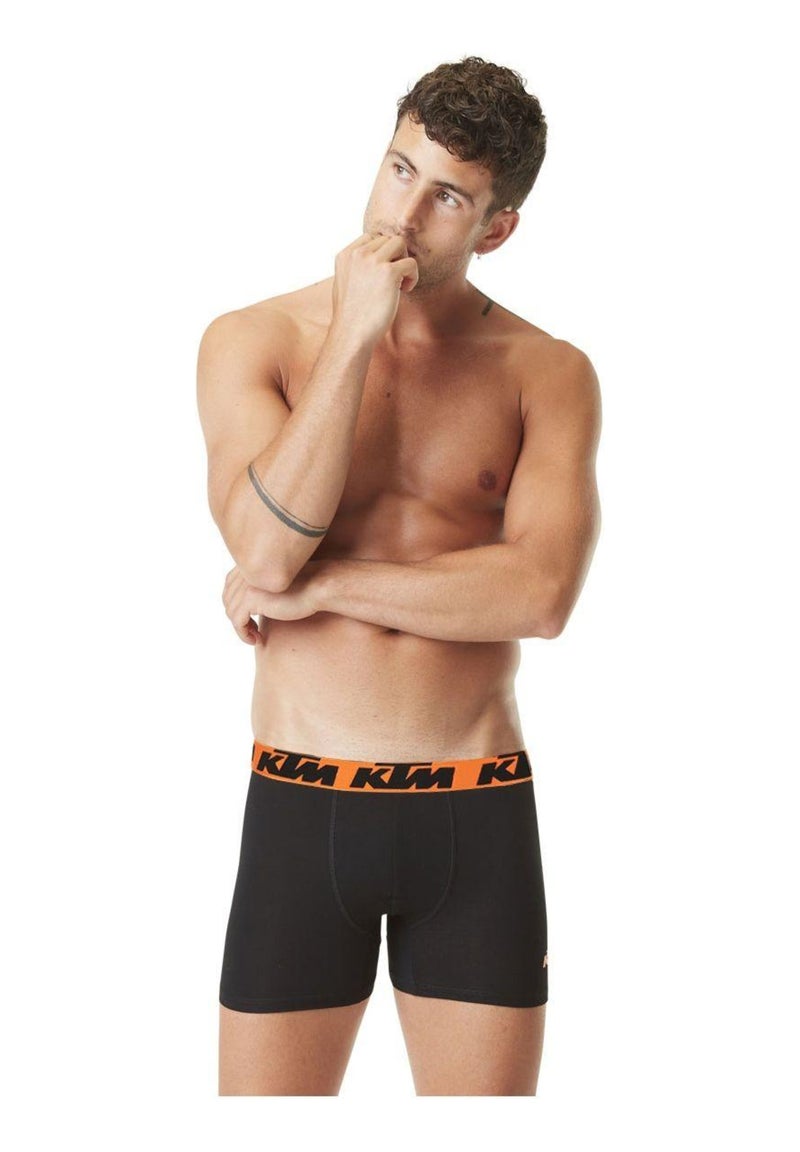 Lot de 4 boxers en coton homme Ktm Noir - Kiabi