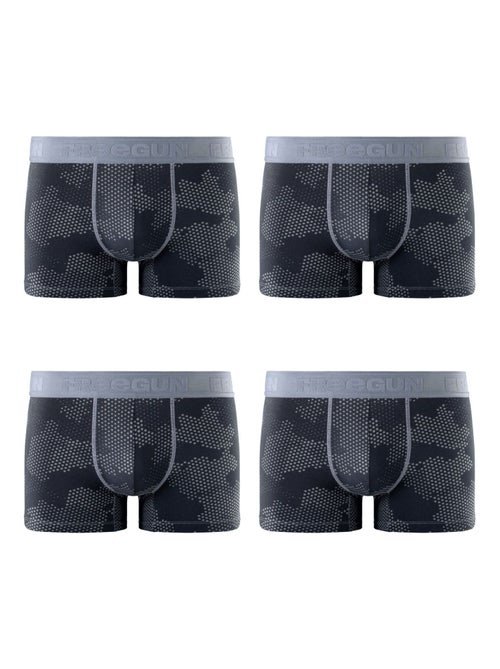 Lot de 4 boxers en coton homme Signature Pablo Freegun - Kiabi