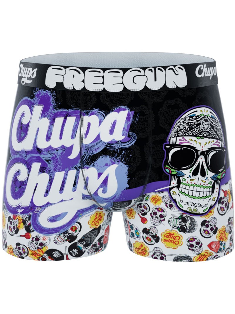 Lot de 4 boxers enfant Chupa Chups Freegun Jaune - Kiabi