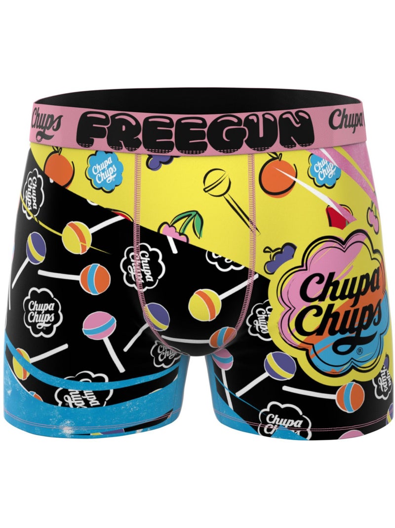 Lot de 4 boxers enfant Chupa Chups Freegun Jaune - Kiabi
