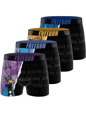 Lot de 4 boxers enfant Dragon Ball Super Freegun