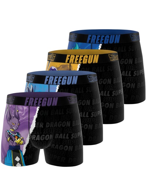 Lot de 4 boxers enfant Dragon Ball Super Freegun - Kiabi
