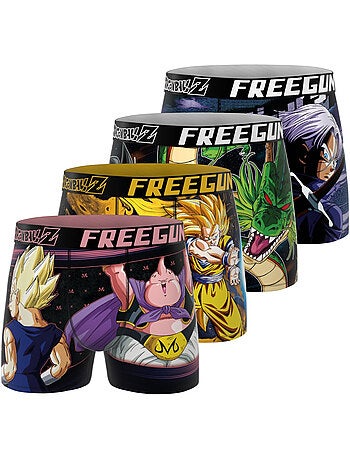 Lot de 4 boxers enfant Dragon Ball Z Freegun