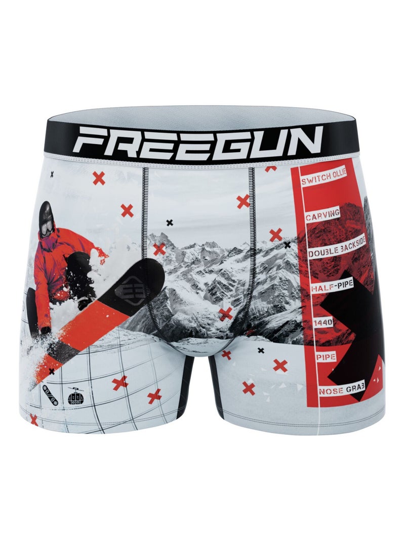 Lot de 4 boxers enfant Extremes Sports  Freegun Bleu - Kiabi