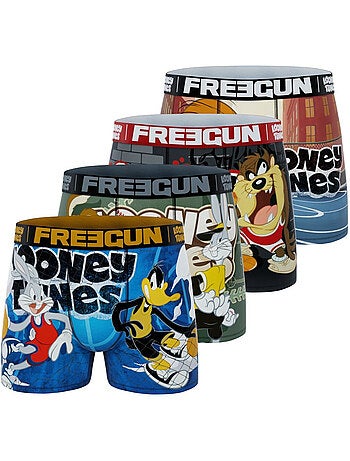 Lot de 4 boxers enfant Looney Tunes Freegun