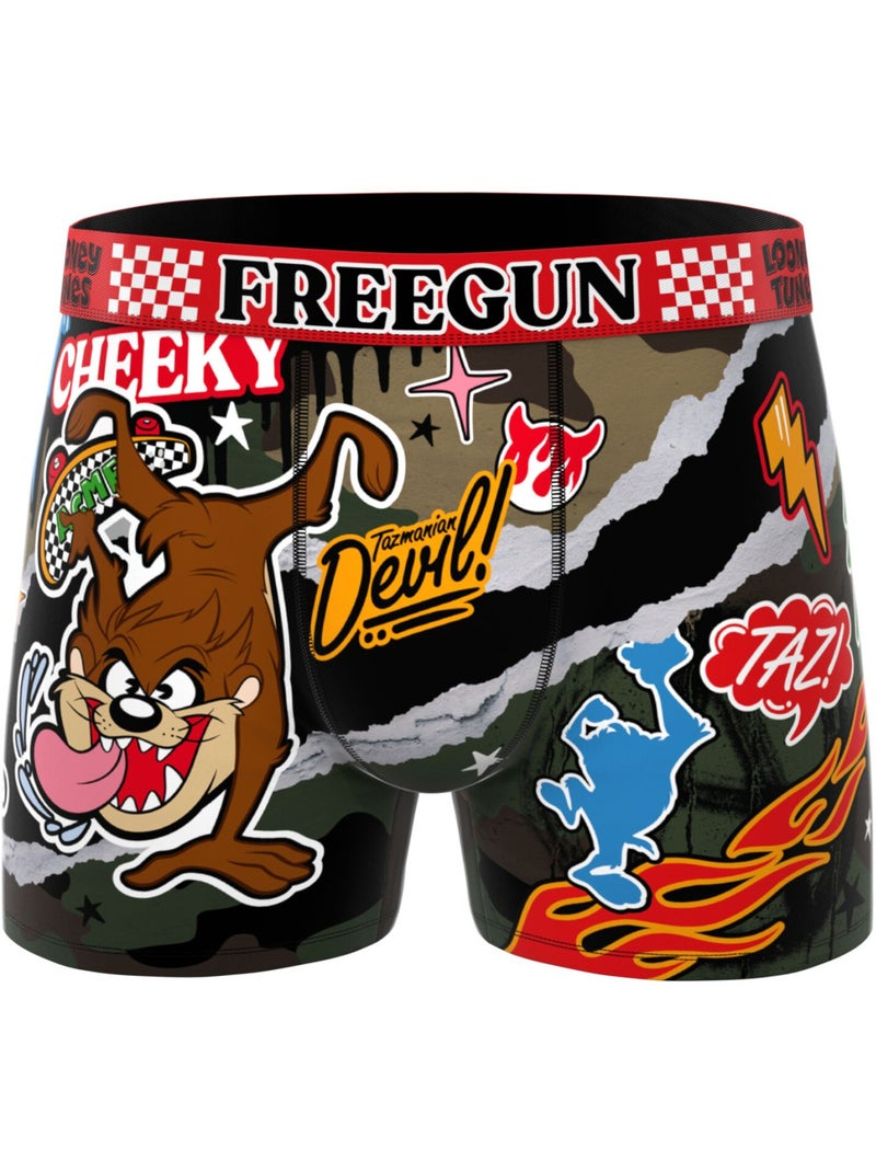Lot de 4 boxers enfant Looney Tunes Freegun Orange - Kiabi
