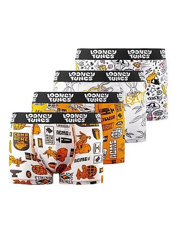 Lot de 4 boxers enfant Looney Tunes Looney Tunes