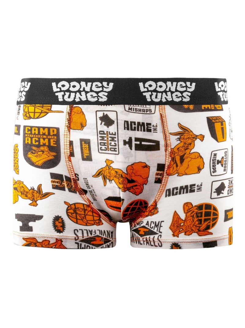 Lot de 4 boxers enfant Looney Tunes Looney Tunes Orange - Kiabi