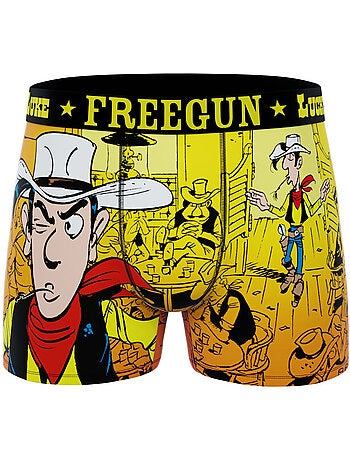 Lot de 4 boxers enfant Lucky Luke Freegun