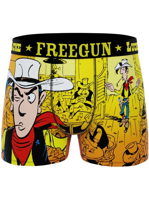 Lot de 4 boxers enfant Lucky Luke Freegun - Kiabi