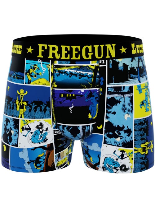 Lot de 4 boxers enfant Lucky Luke Freegun - Kiabi