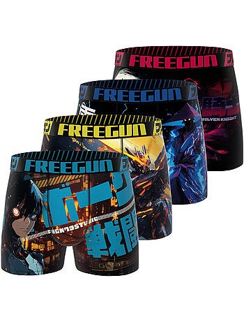 Lot de 4 boxers enfant Manga Gamer Freegun