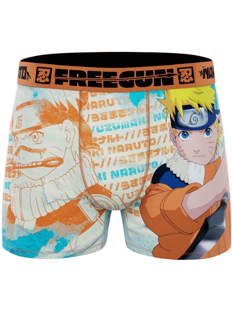 Lot de 4 boxers enfant Naruto Classic Freegun Bleu - Kiabi