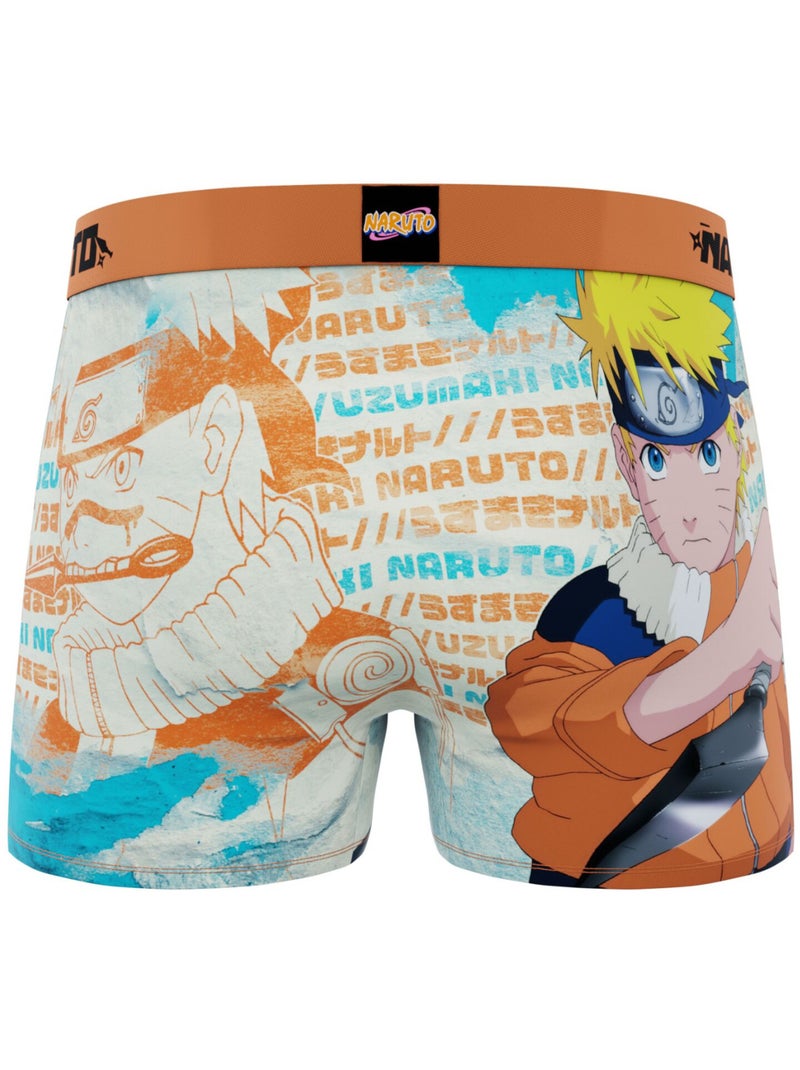 Lot de 4 boxers enfant Naruto Classic Freegun Bleu - Kiabi