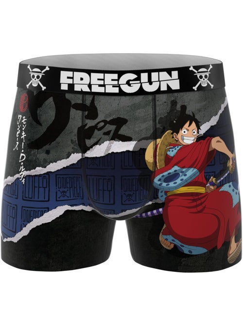 Lot de 4 boxers enfant One Piece Freegun - Kiabi