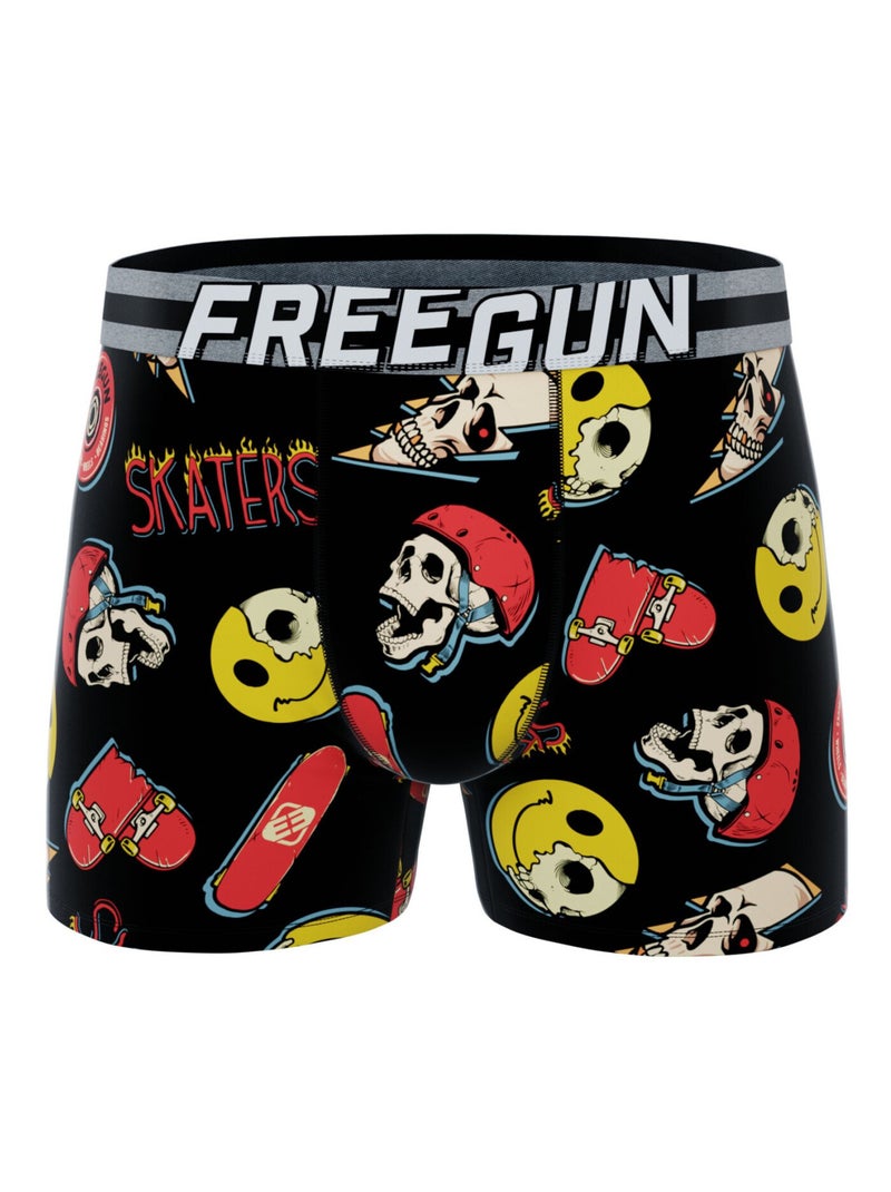 Boxer Garçon Sport Extreme - Caleçon Enfant Stretch Respirant Imprimé Fun - Confort Quotidien Et Sport