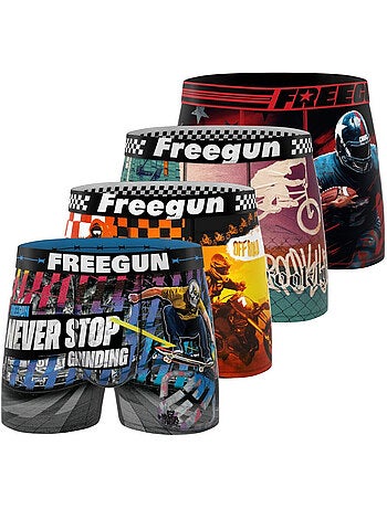 Lot de 4 boxers enfant Summer Sport Freegun