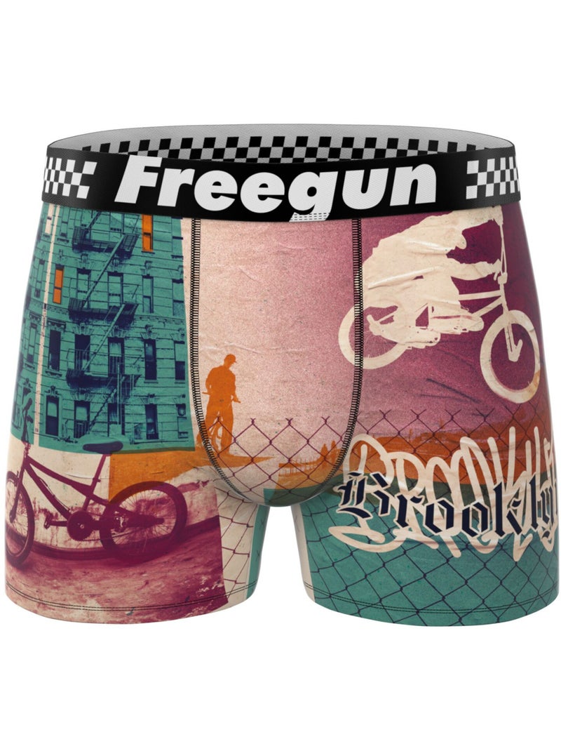 Lot de 4 boxers enfant Summer Sport  Freegun Bleu - Kiabi