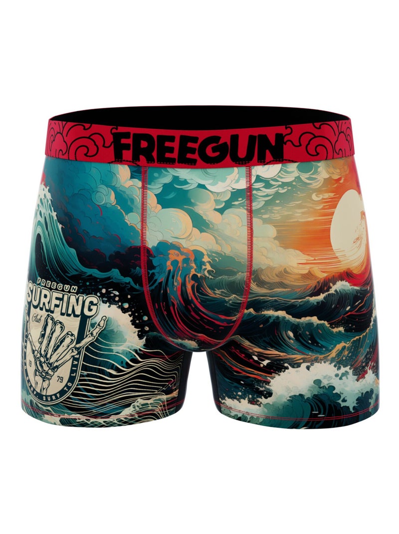 Lot de 4 boxers enfant Vibrant  Freegun Orange - Kiabi