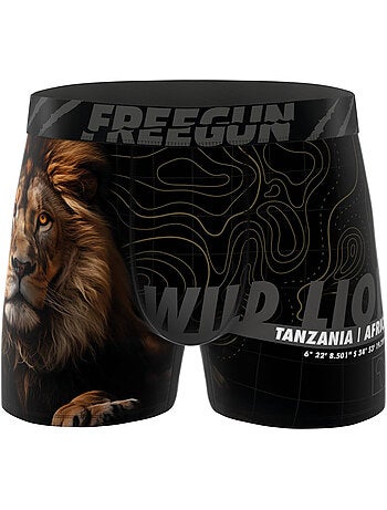 Lot de 4 boxers enfant Wild Life Freegun