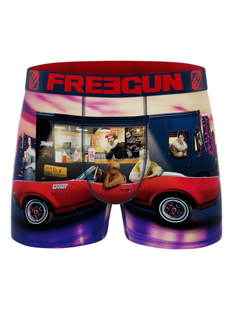 Lot de 4 boxers garçon Art Attack Freegun Rouge - Kiabi
