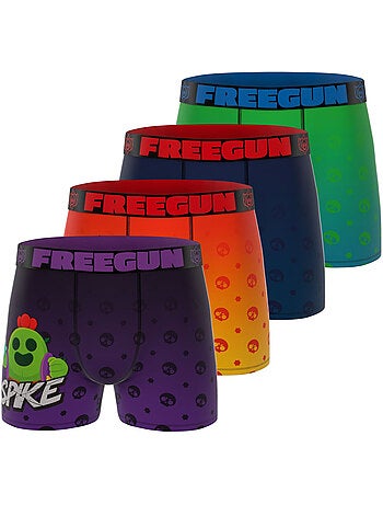 Lot de 4 Boxers garcon Brawl Stars Freegun