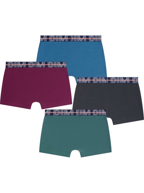 Lot de 4 Boxers garçon Coton Ecodim - Kiabi