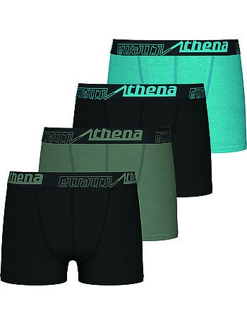 Lot de 4 boxers garçon Ecopack Sport Athena