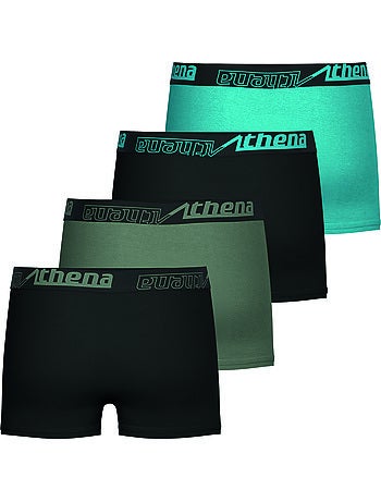 Lot de 4 boxers garçon Ecopack Sport Athena