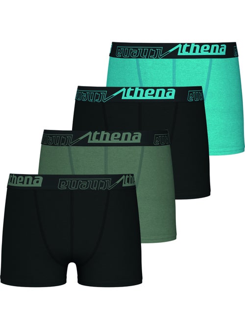 Lot de 4 boxers garçon Ecopack Sport Athena - Kiabi