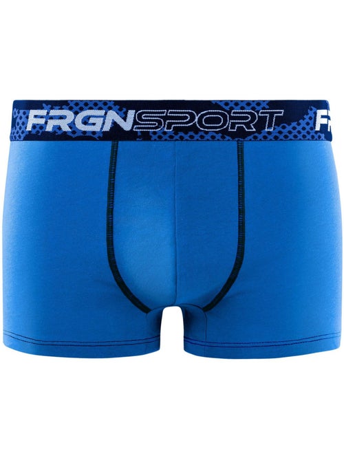 Lot de 4 boxers garçon en coton Dynamic Tom Freegun - Kiabi