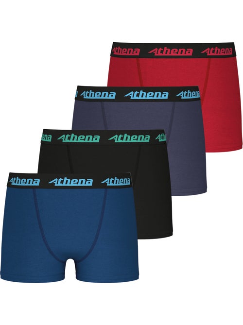 Lot de 4 boxers garçon My Petit Prix Athena - Kiabi