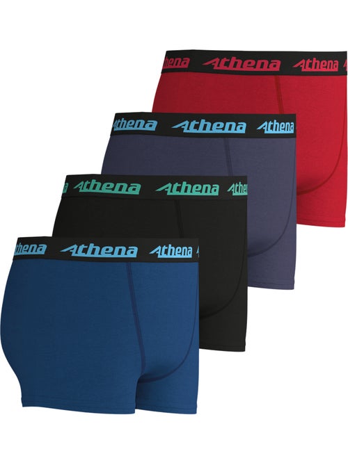 Lot de 4 boxers garçon My Petit Prix Athena - Kiabi