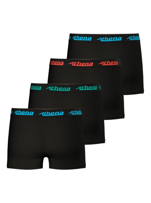 Lot de 4 boxers garçon My Petit Prix Athena - Kiabi