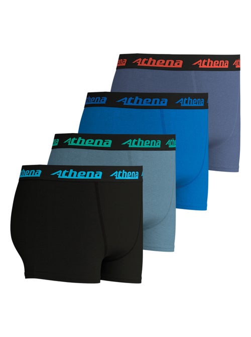 Lot de 4 boxers garçon My Petit Prix Athena - Kiabi
