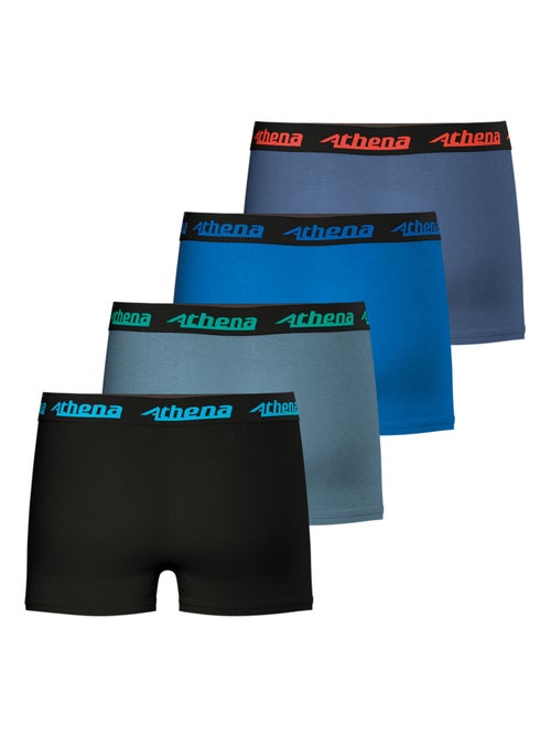 Lot de 4 boxers garçon My Petit Prix Athena - Kiabi