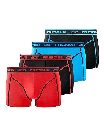 Lot de 4 boxers homme Aktiv Freegun