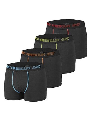 Lot de 4 Boxers homme Aktiv Sport Ultra 3D Freegun