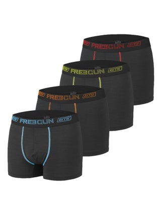 Lot de 4 Boxers homme Aktiv Sport Ultra 3D Freegun