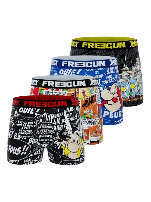 Lot de 4 boxers homme Asterix et Obelix Freegun - Kiabi