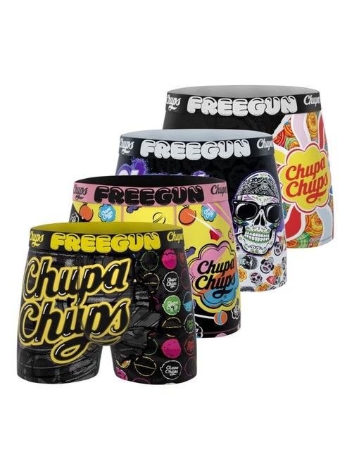 Lot de 4 boxers homme Chupa Chups Freegun - Kiabi