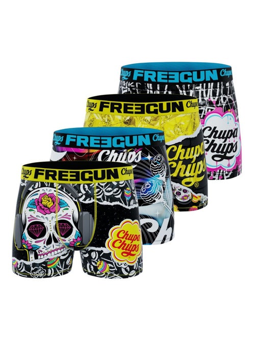 Lot de 4 boxers homme ChupaChups Freegun - Kiabi